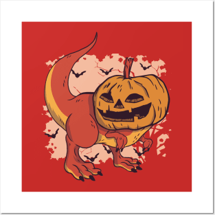 pumpkin halloween Posters and Art